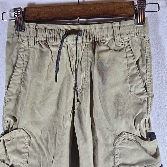 Wrangler Quick Dry Tech Cargo Shorts - Boys S (6/7) Tan Grey - Picture 5 of 12